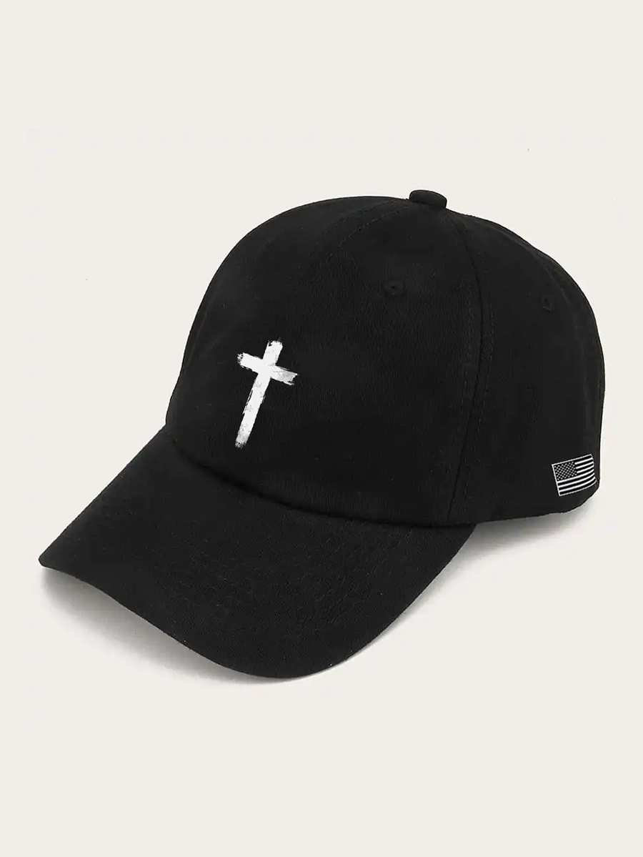 Imagem produto Boné masculino baseball Cruz Gospel Religiaobone preto original Tribos